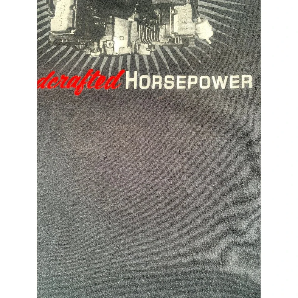 Vintage Y2K Kawasaki Engines Handcrafted Horsepower T-shirt Size L - Picture 7 of 7